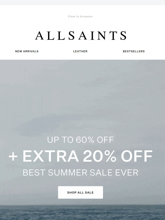 Sale: extra 20% off your favourites