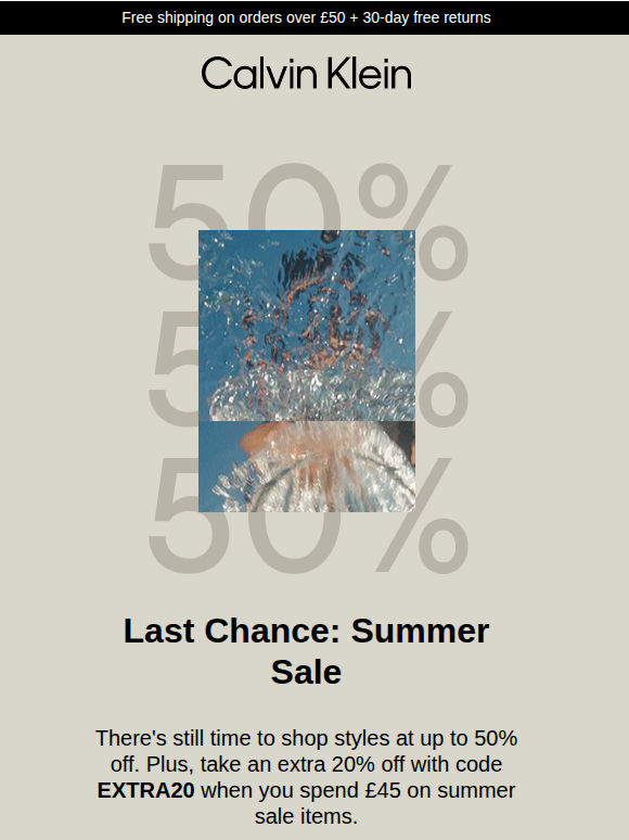 Last Chance: Summer Sale