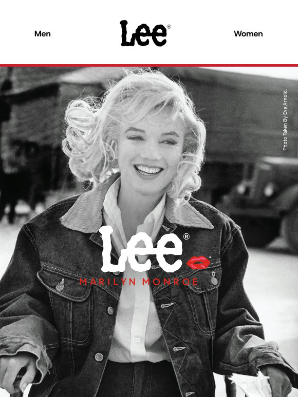 New: The Marilyn Monroe™ capsule, by Lee®