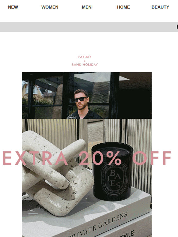 Here’s your payday promo | Extra 20% off*