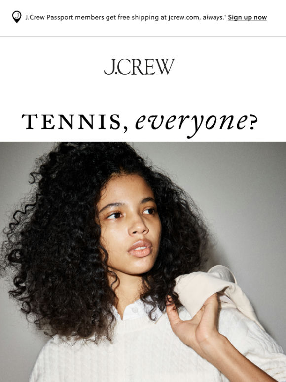 Just in: all things tennis inspired