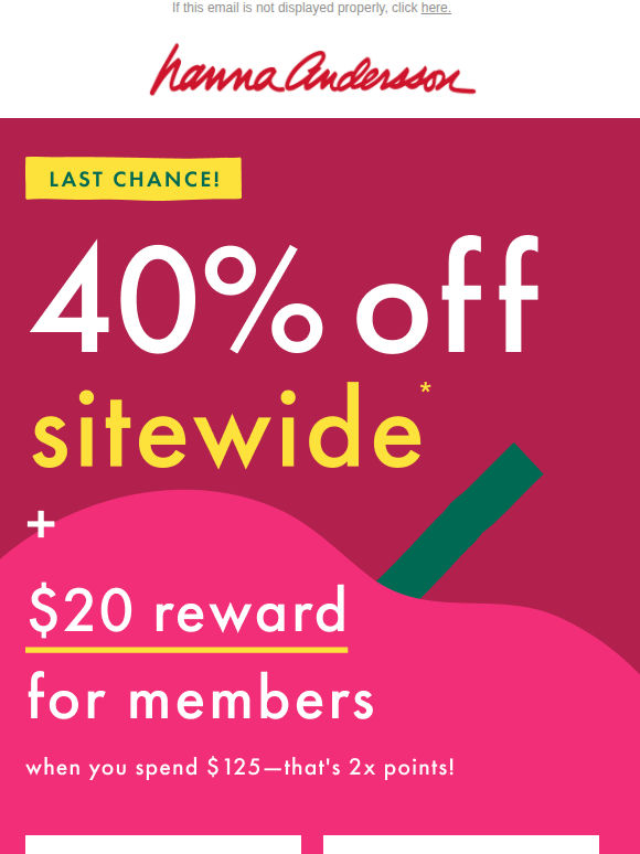 Reminder: 40% Off SITEWIDE❗