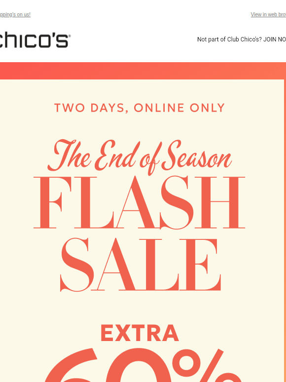 Extra 60% off markdowns ☀️ THE TIME IS NOW!