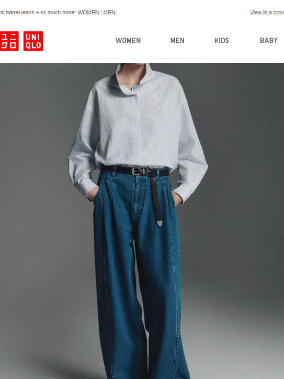 The denim drop