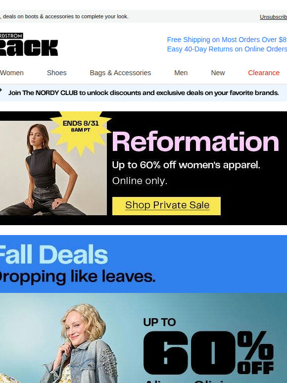 Up to 60% off fall dresses from Alice + Olivia and more