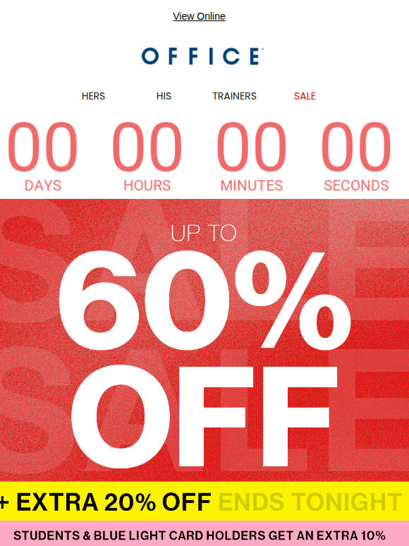"Does sale ever end?" Yes, it does :( 💔