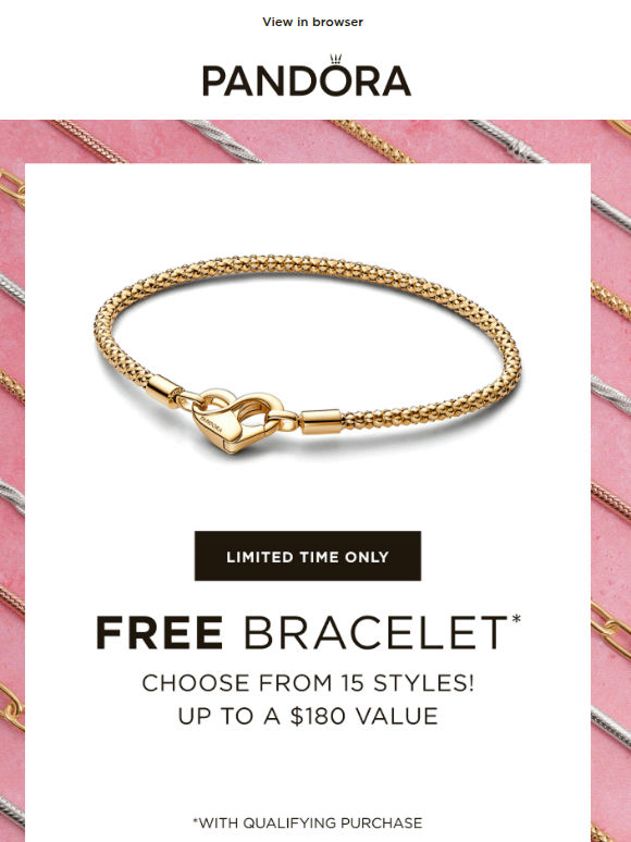 Don’t miss out on your FREE bracelet, with qualifying spend! 🔔