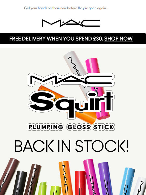 Your favourite glossy lip tint is back in stock!