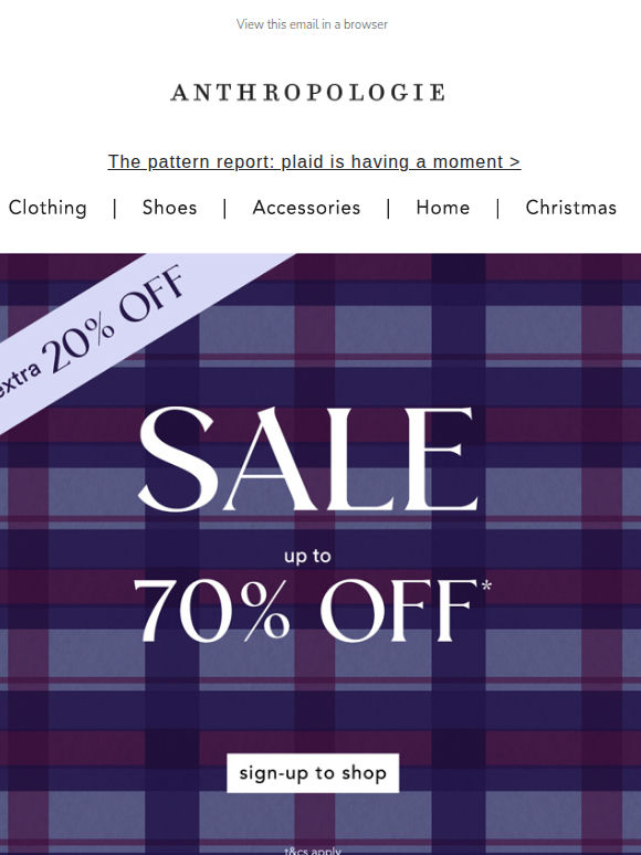 Did someone say Extra 20% Off Sale?