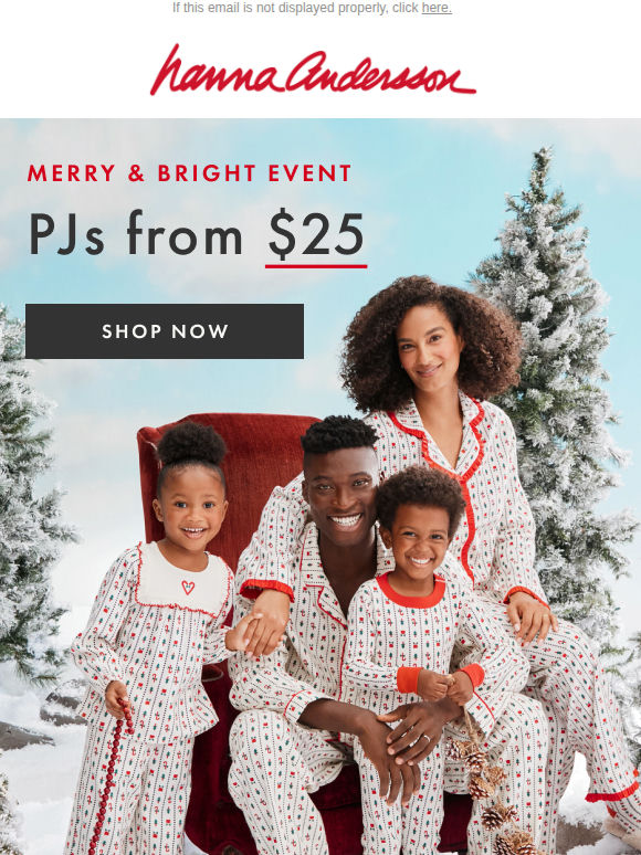 New Holiday PJs From $25 🎄