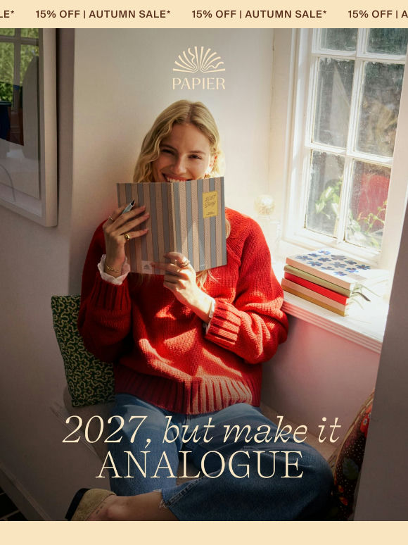 15% OFF: 2027 DIARIES ARE HERE