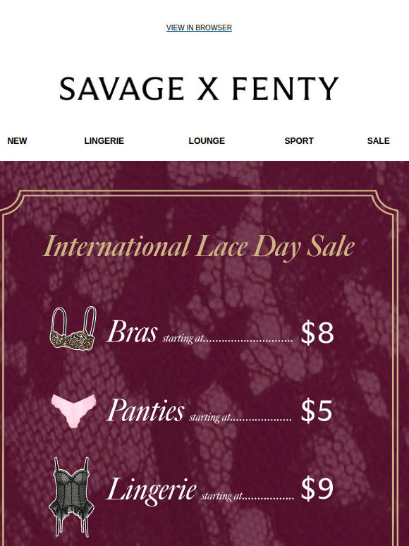 $5 Undies + Up to 70% off Sitewide