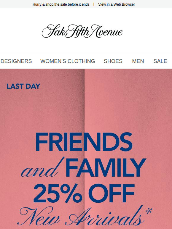 Last day for 25% off A.L.C., SAM., Mackage & more