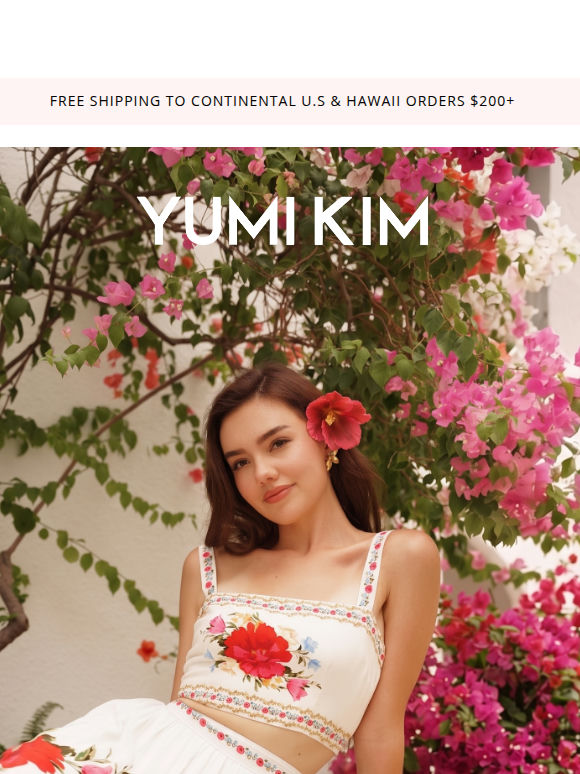 You're SO Close To Earning a Discount at YUMI KIM