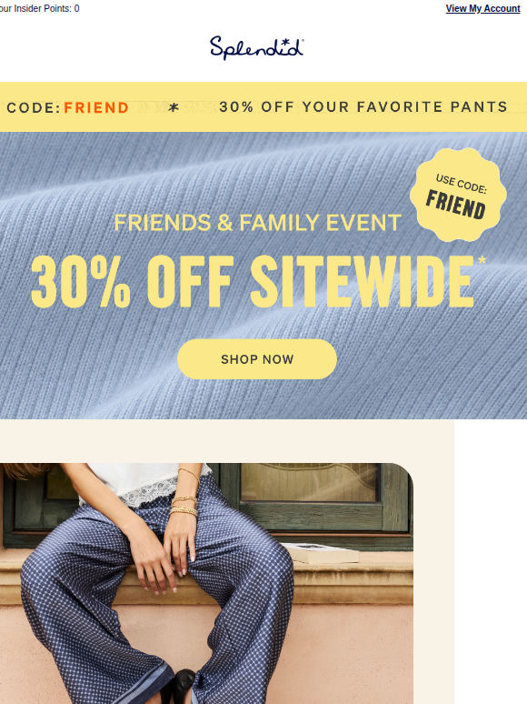 30% OFF the Pant Bar