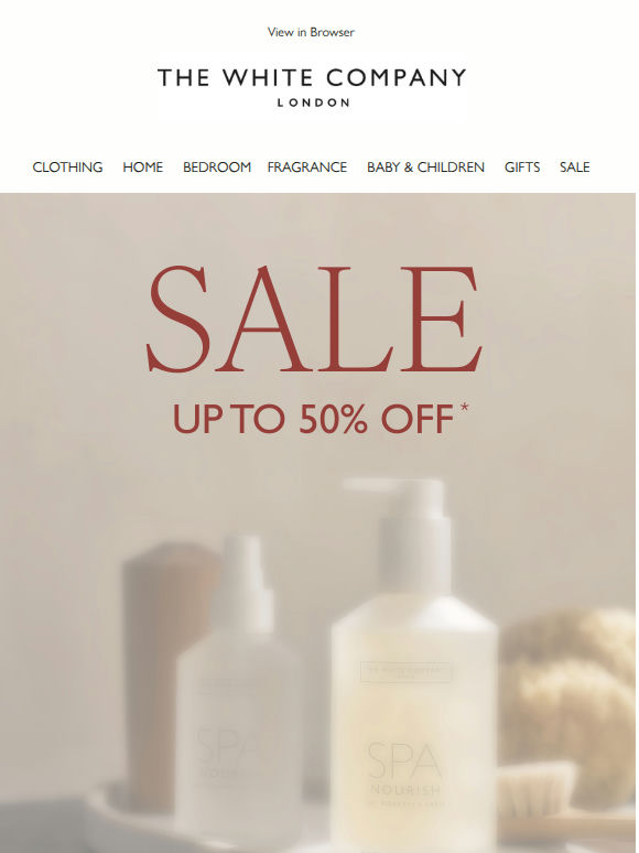 Up to 50% off our sale top picks
