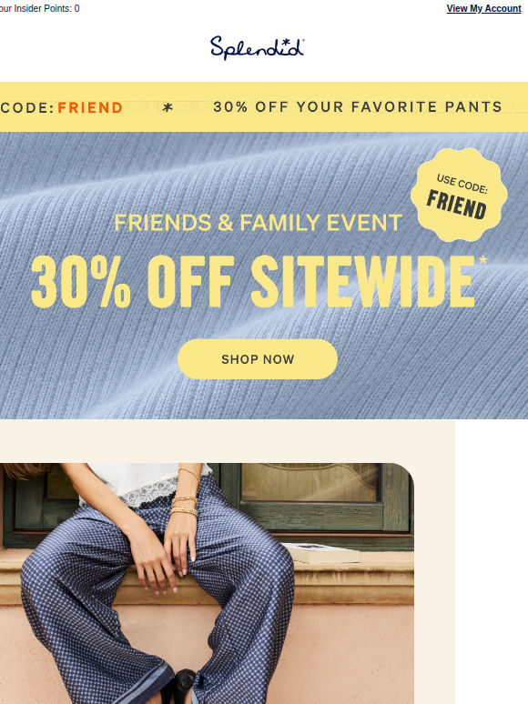 30% OFF Pants Worth Repeating