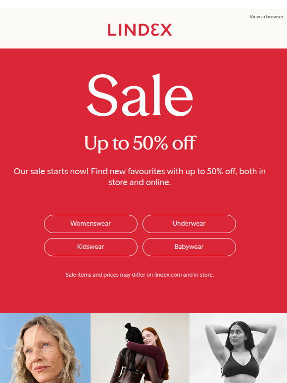 Our sale starts now 🎉