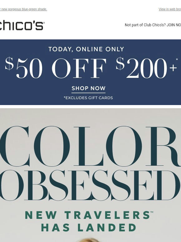 $50 off + Jewel Tones For Every Trip