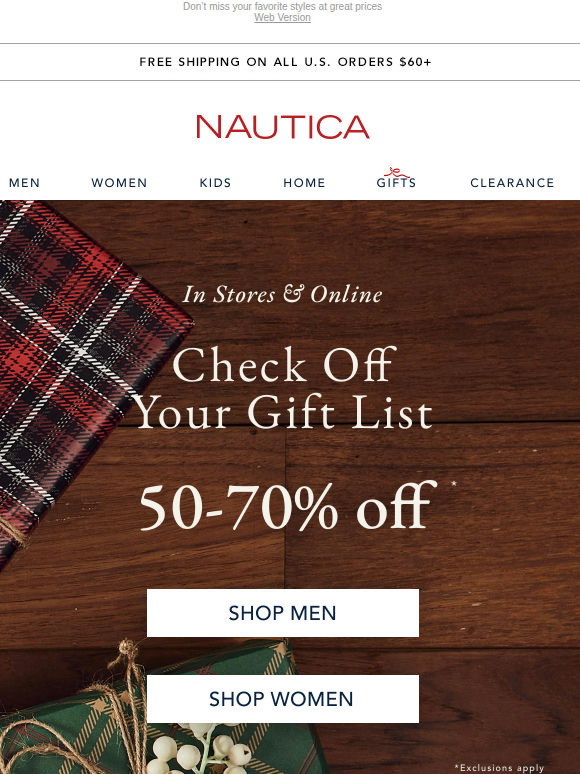 📣 HUGE savings await! Take 50-70% off