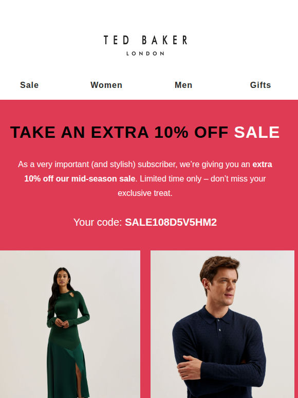 Exclusive Offer: Extra 10% Off Sale