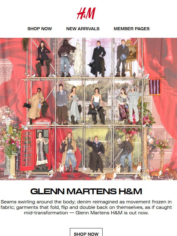 Shop now: Glenn Martens H&M