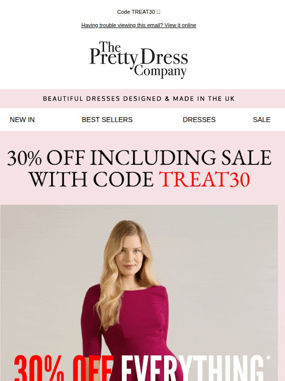 30% Off Everything this Payday weekend including Sale ⭐️