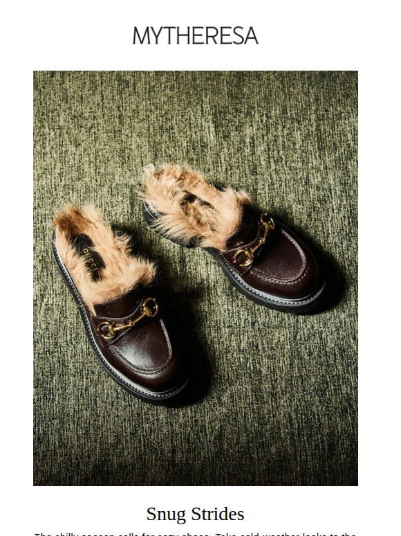Cozy footwear for effortless elegance
