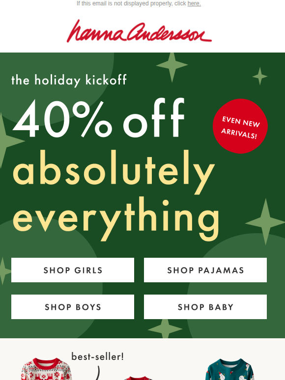 40% Off Everything + 50% Off Dr. Seuss Grinch 💚
