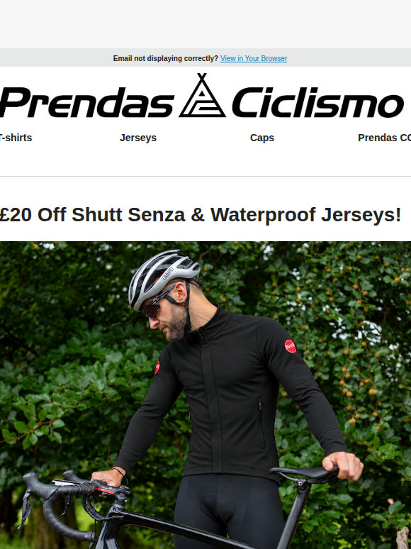 £20 OFF Shutt Waterproof Jerseys! ☔