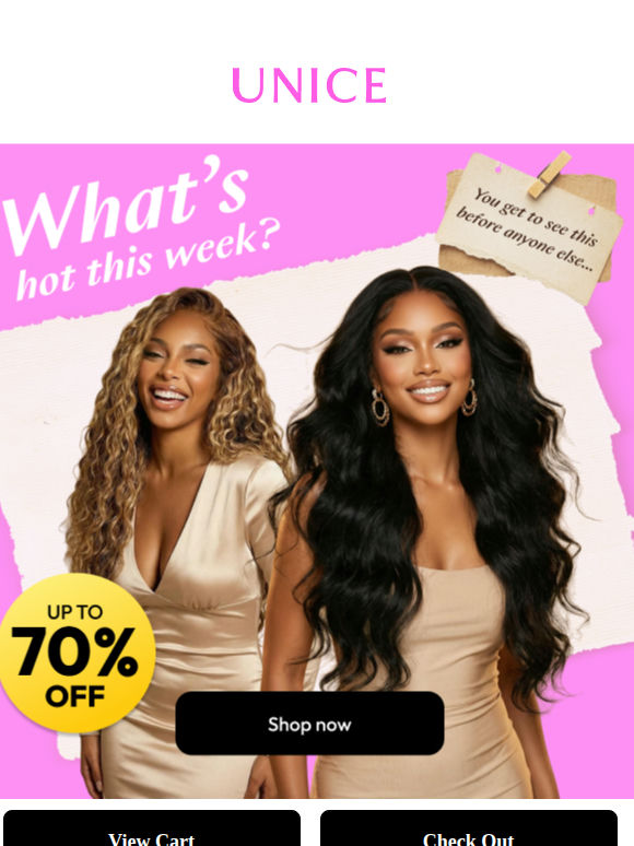 What's Hot This Week? You Get First Look