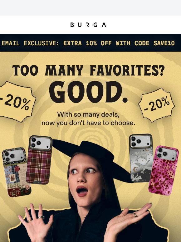 phone case shopping just got FUN