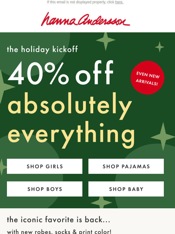 40% Off EVERYTHING 💥