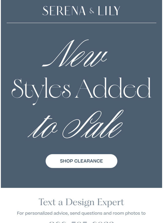 New adds to clearance just landed.