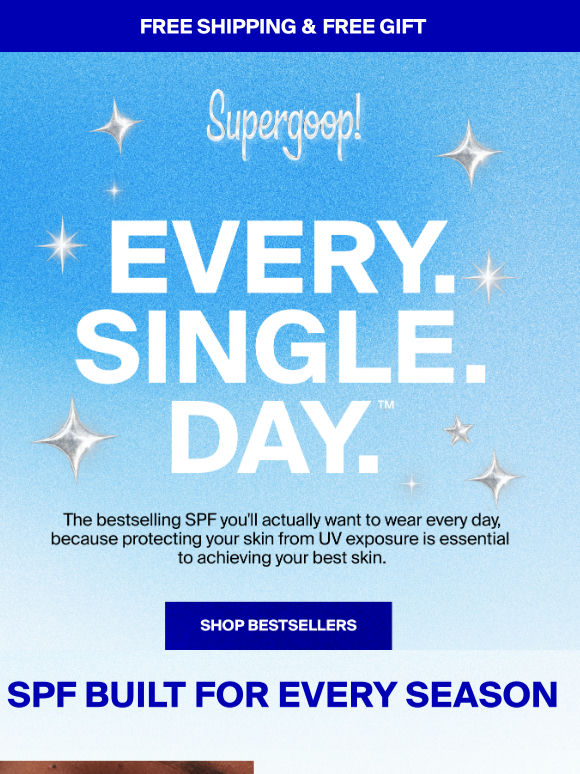 Bestselling SPF for everyday protection