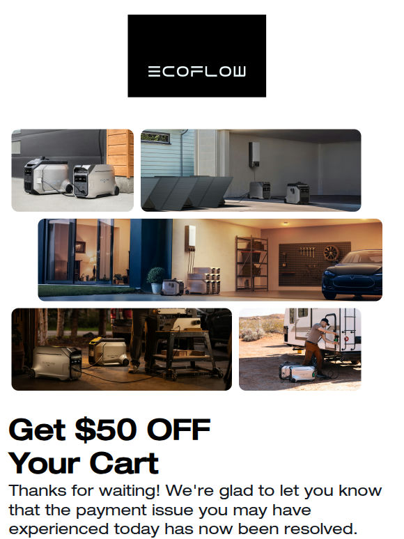 Thanks for waiting! — Enjoy $50 OFF Your Order