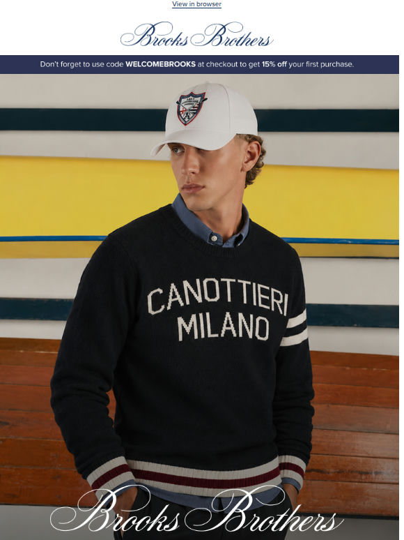 Brooks Brothers × Canottieri Milano | Discover What's New 