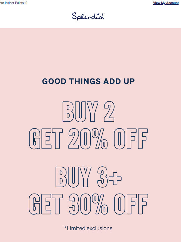 Up to 30% OFF Feel-Good Favorites