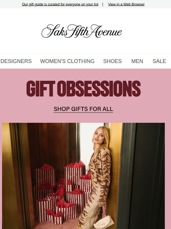 Gift obsessions for all
