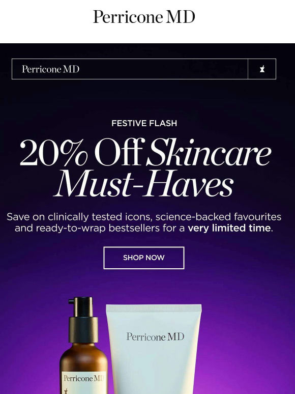 20% Off Your Skincare Must Haves!