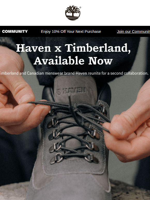 The Haven x Timberland Drop Is Here. Don’t Wait.