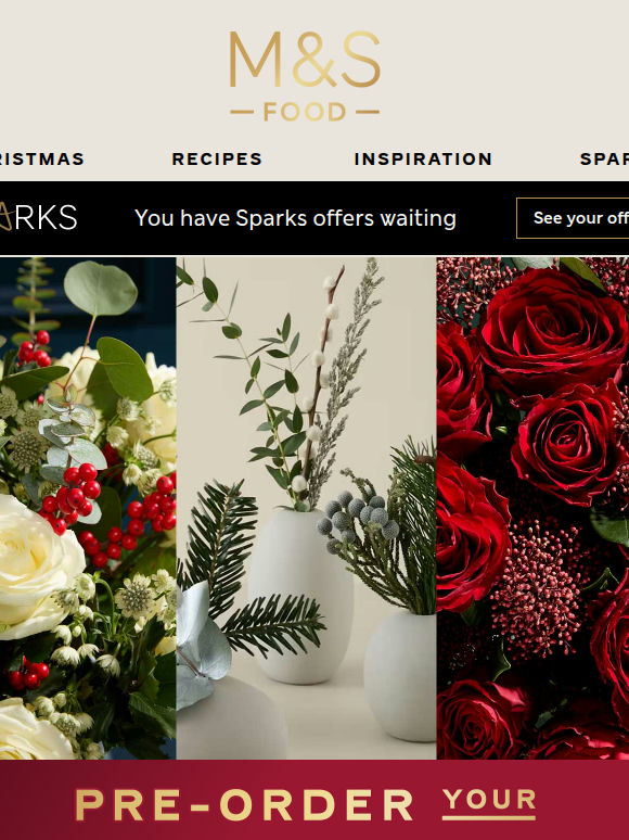 Pre-order your Christmas flowers now