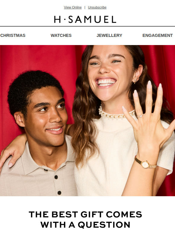 Planning a Christmas proposal?
