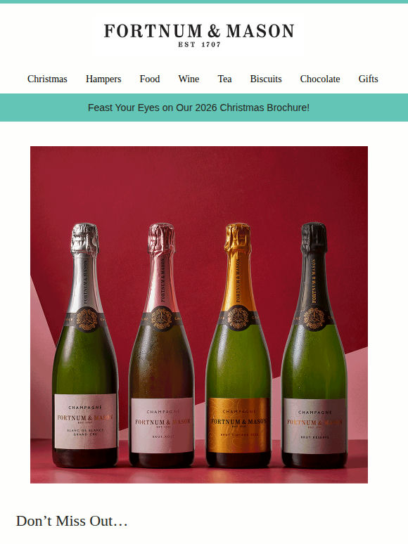 Ends Today! 20% Off Champagne & Wine