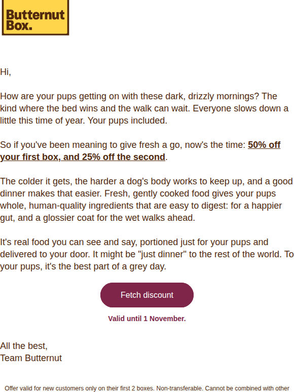 Thinking of your pups this autumn
