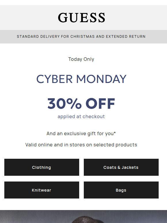 CYBER MONDAY | 30% off. Today Only