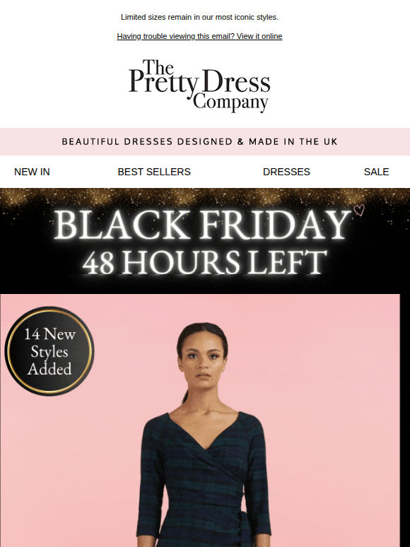 Black Friday Ends Tomorrow — Your Classics Await