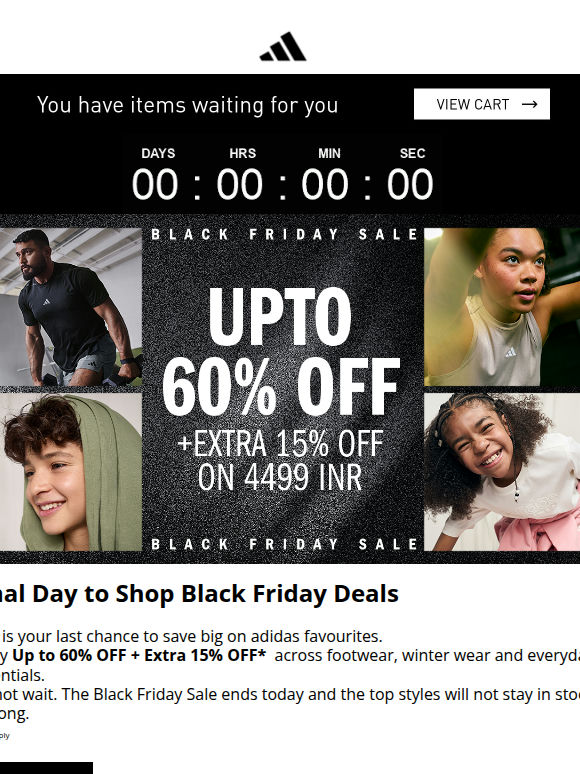 Black Friday Sale is Ending Soon 🖤