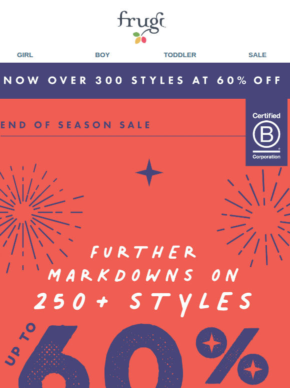 EVEN MORE SALE MARKDOWNS!