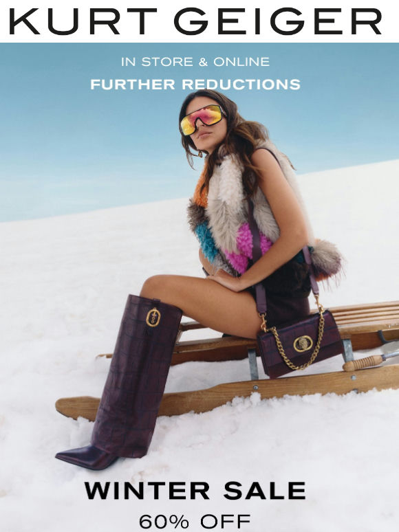 Further Reductions | 60% Off Selected Styles